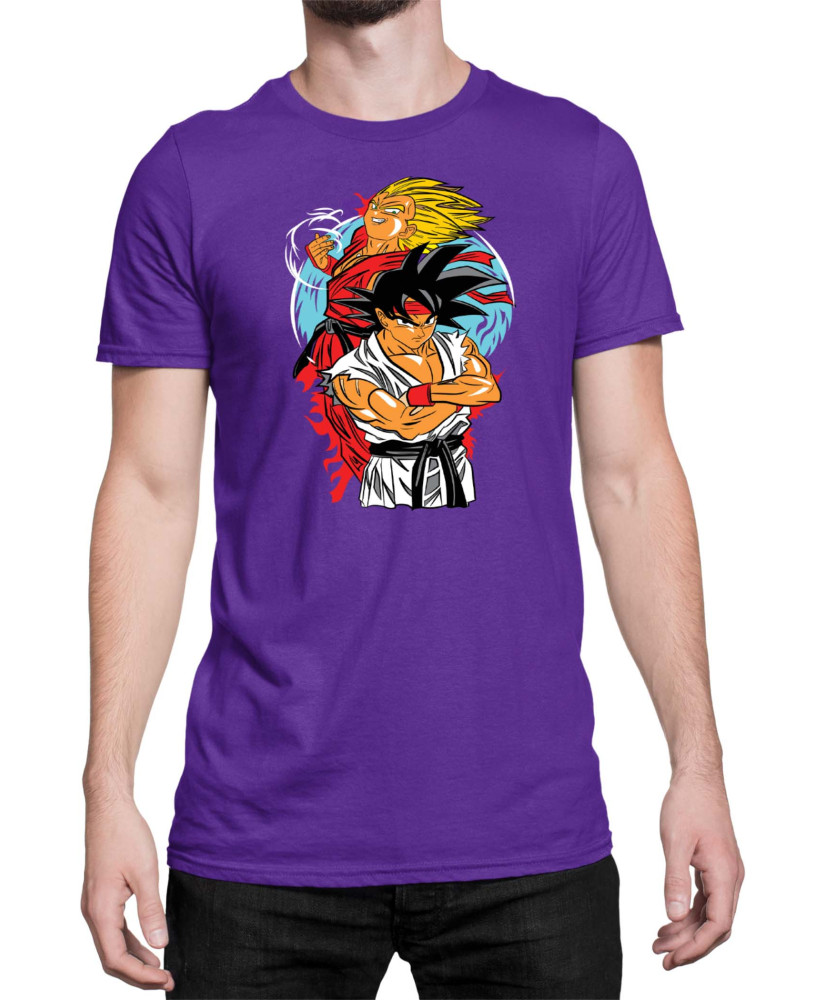 Мъжка Тениска Dragon Ball Z Street Figther Мъжка Тениска Dragon Ball Z Street Figther