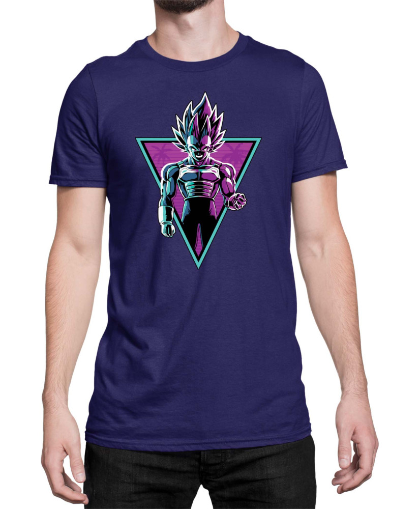 Мъжка Тениска Dragon Ball Z Blue Prince Мъжка Тениска Dragon Ball Z Blue Prince