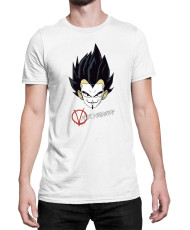 Мъжка Тениска Dragon Ball Z V For Vegeta