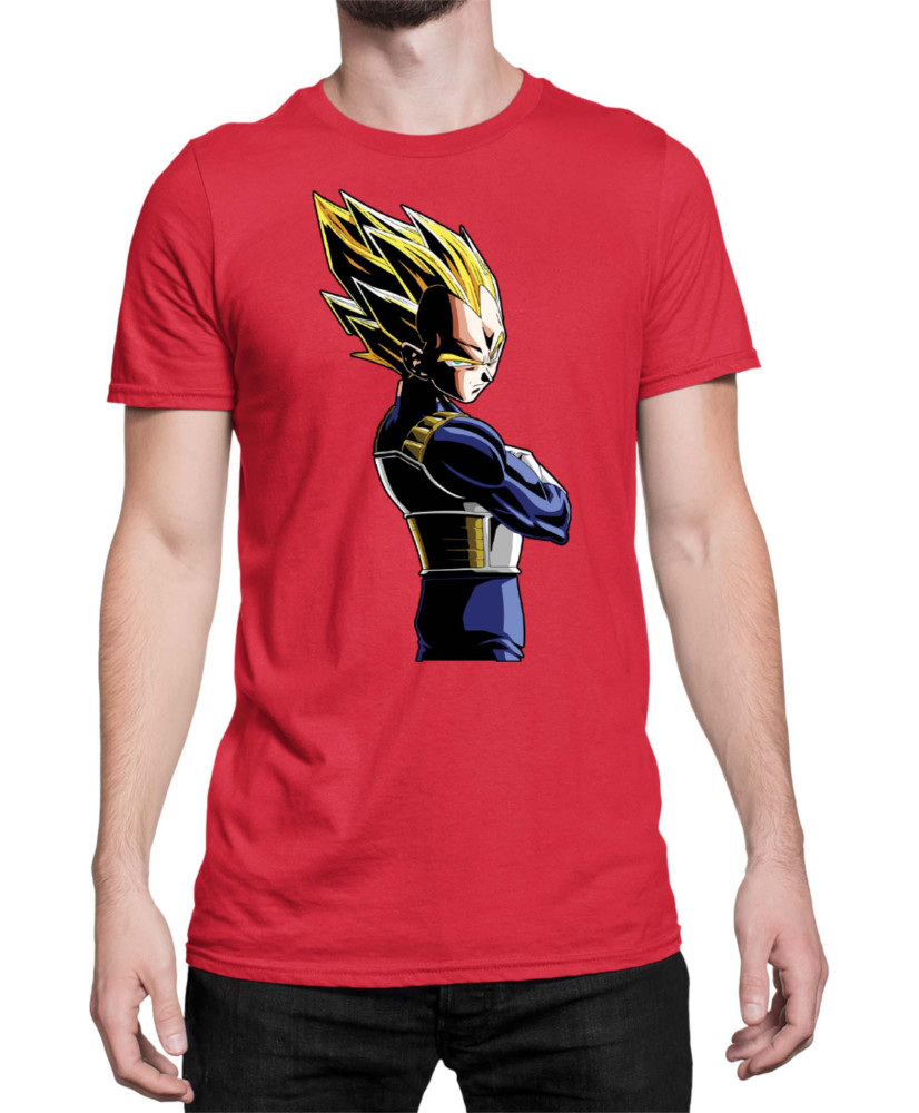 Мъжка Тениска Dragon Ball Z Sayan Prince Мъжка Тениска Dragon Ball Z Sayan Prince