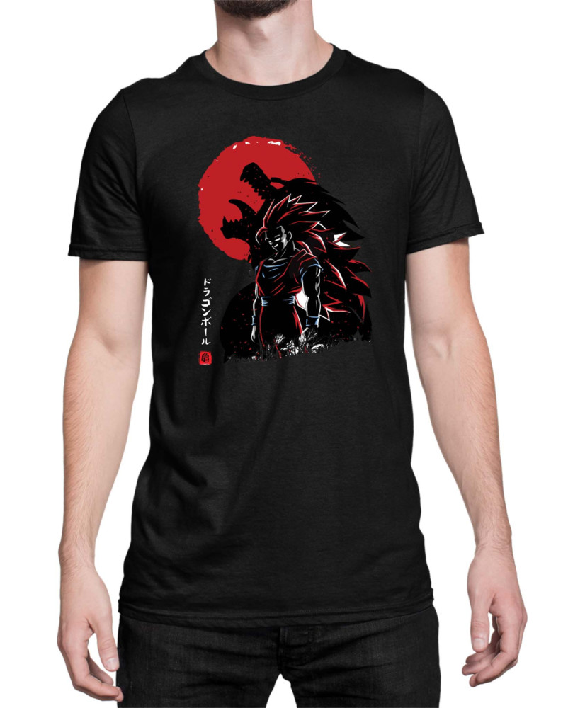 Мъжка Тениска Dragon Ball Z Wolf Мъжка Тениска Dragon Ball Z Wolf