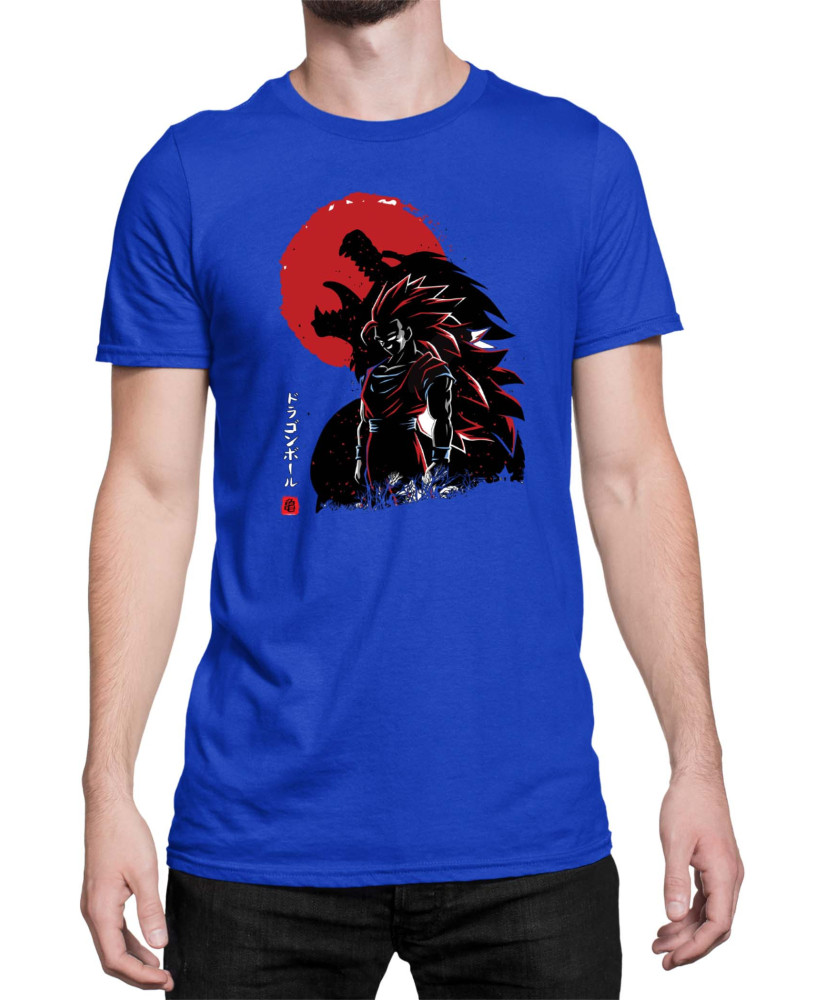 Мъжка Тениска Dragon Ball Z Wolf Мъжка Тениска Dragon Ball Z Wolf