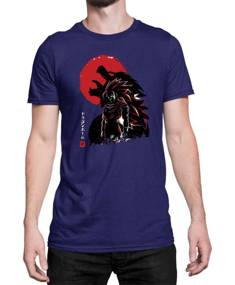 Мъжка Тениска Dragon Ball Z Wolf Мъжка Тениска Dragon Ball Z Wolf