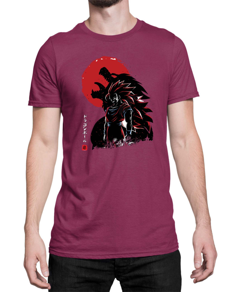 Мъжка Тениска Dragon Ball Z Wolf Мъжка Тениска Dragon Ball Z Wolf