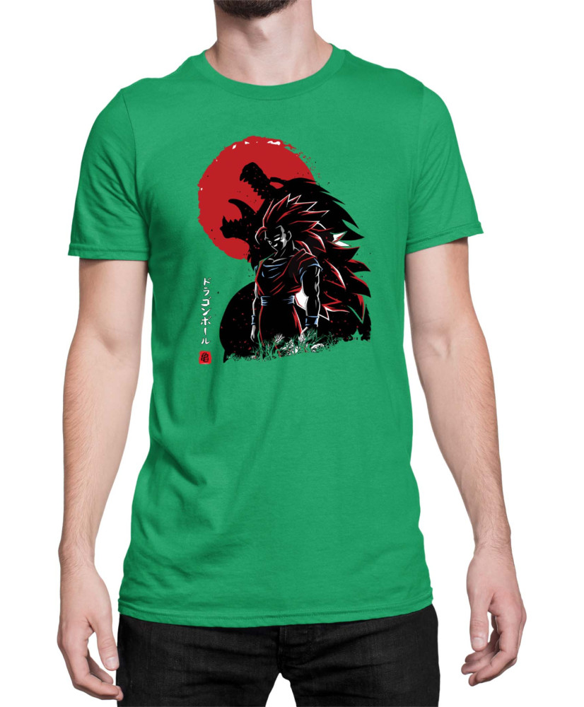 Мъжка Тениска Dragon Ball Z Wolf Мъжка Тениска Dragon Ball Z Wolf