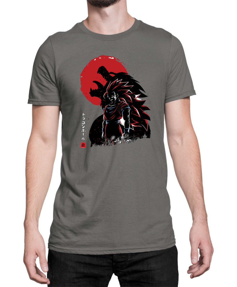 Мъжка Тениска Dragon Ball Z Wolf Мъжка Тениска Dragon Ball Z Wolf