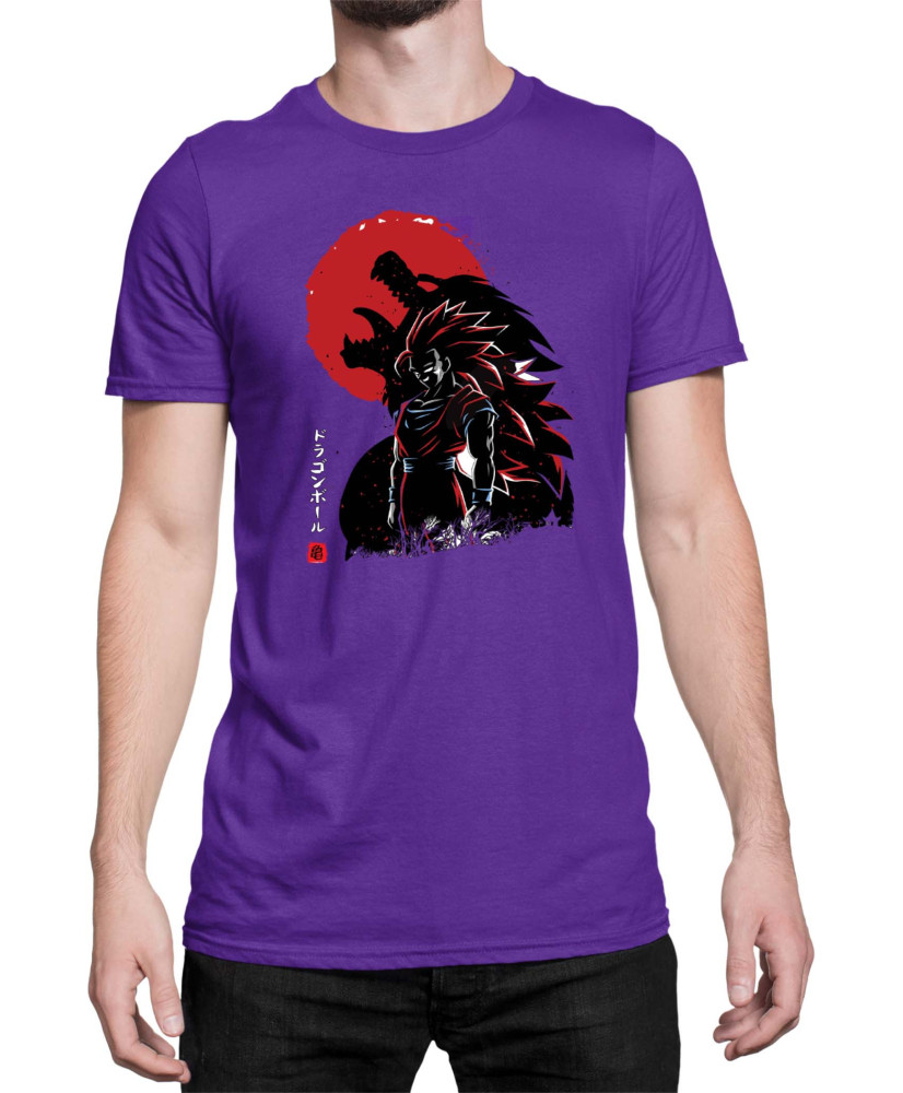 Мъжка Тениска Dragon Ball Z Wolf Мъжка Тениска Dragon Ball Z Wolf