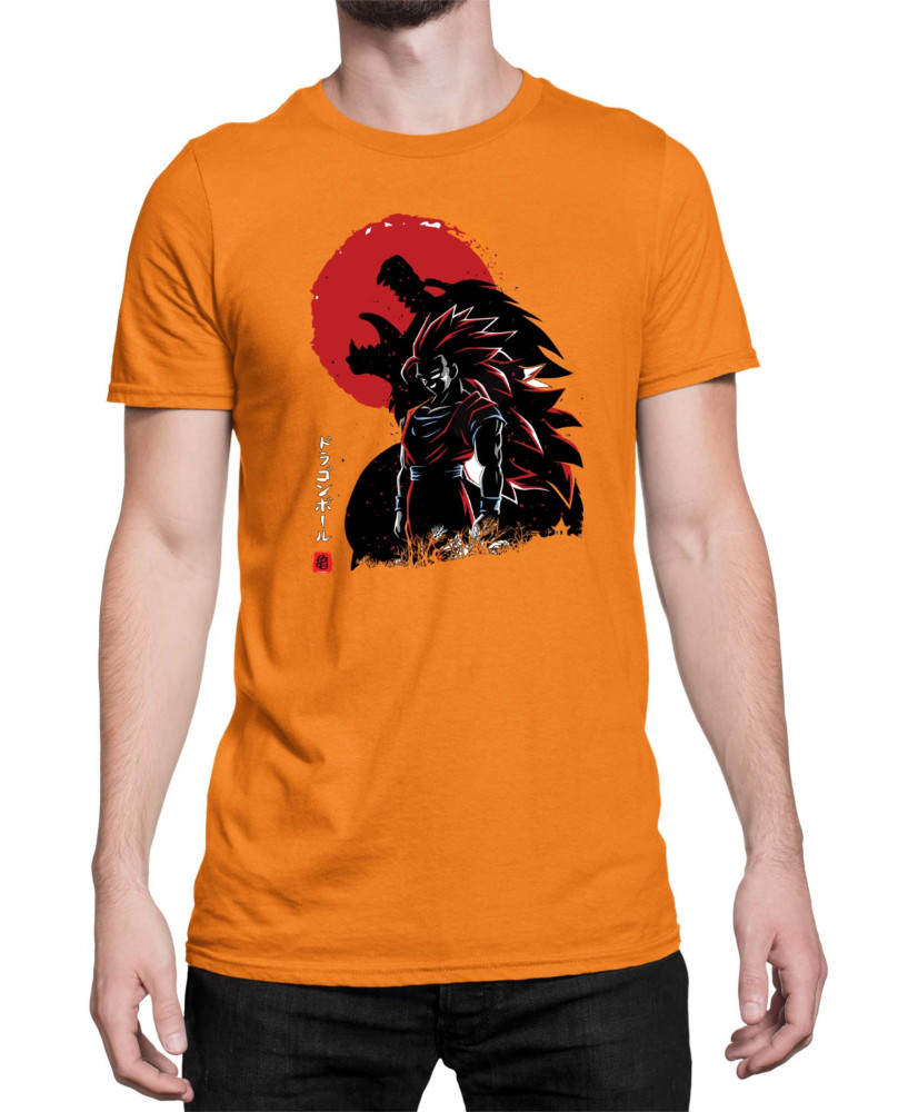 Мъжка Тениска Dragon Ball Z Wolf Мъжка Тениска Dragon Ball Z Wolf