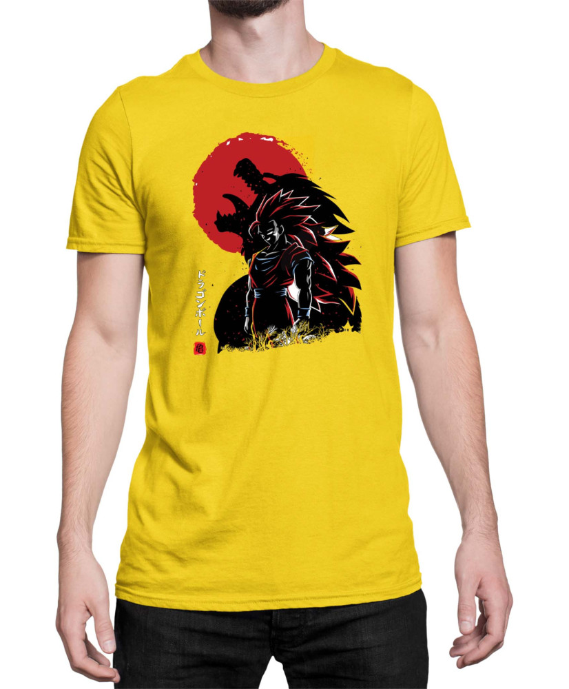 Мъжка Тениска Dragon Ball Z Wolf Мъжка Тениска Dragon Ball Z Wolf