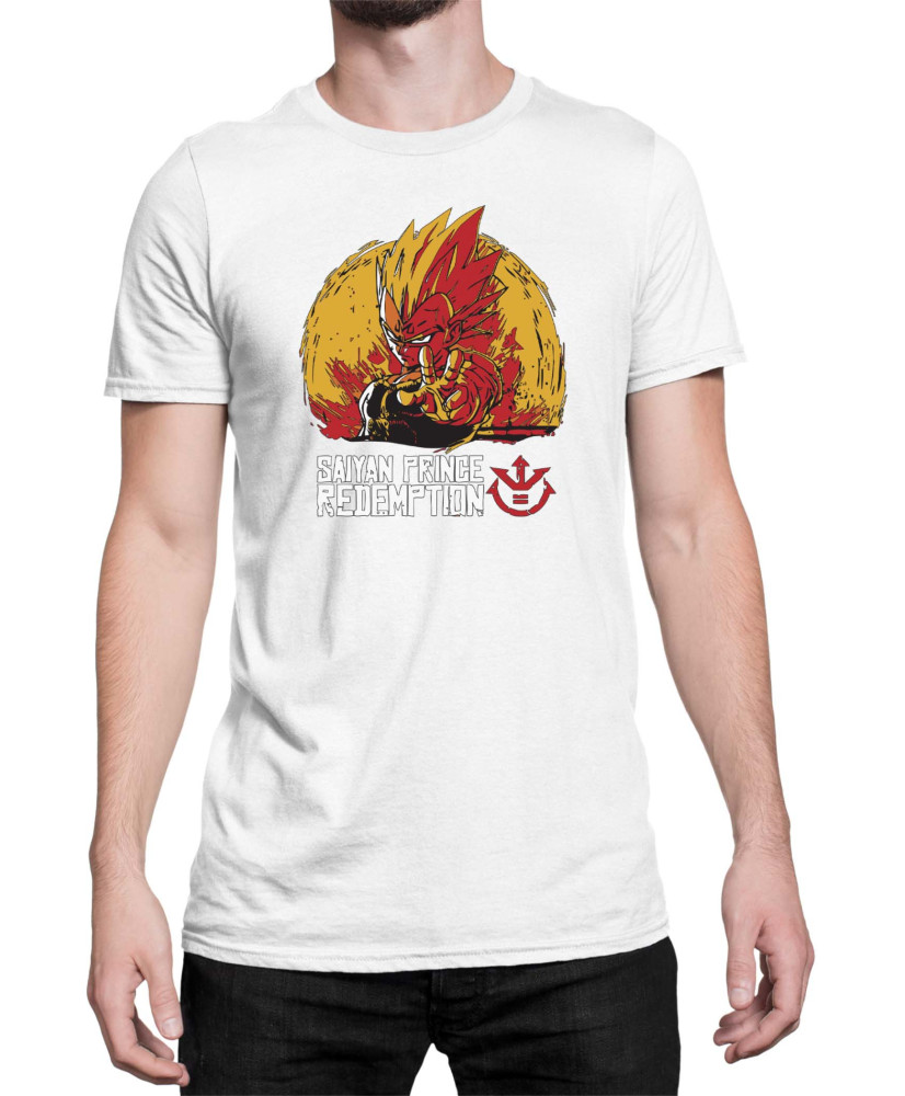 Мъжка Тениска Dragon Ball Z Saiyan Prince Мъжка Тениска Dragon Ball Z Saiyan Prince