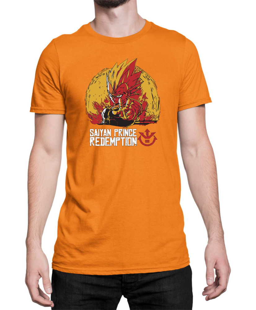 Мъжка Тениска Dragon Ball Z Saiyan Prince Мъжка Тениска Dragon Ball Z Saiyan Prince
