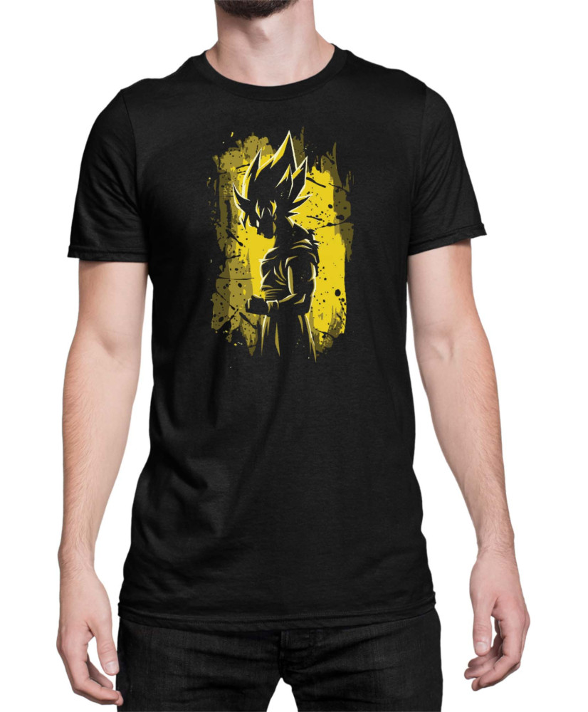 Мъжка Тениска Dragon Ball Z Amarillo Мъжка Тениска Dragon Ball Z Amarillo