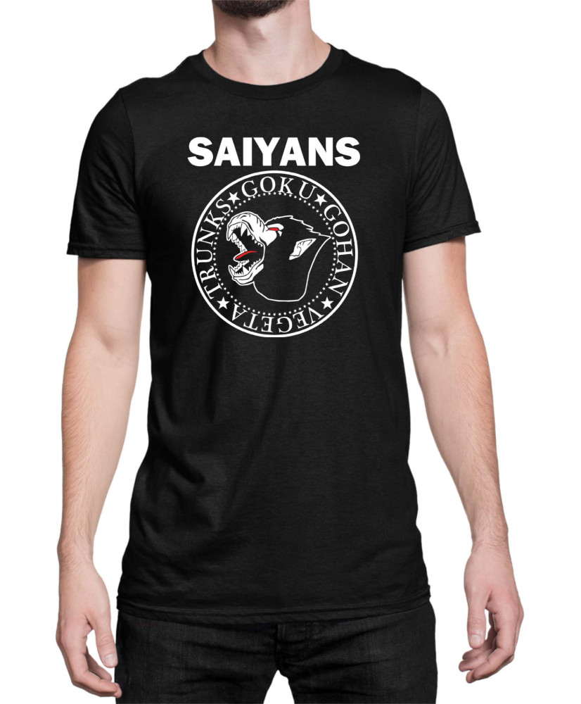 Мъжка Тениска Dragon Ball Z Goku Gohan Veget Trunks Saiyans Мъжка Тениска Dragon Ball Z Goku Gohan Veget Trunks Saiyans