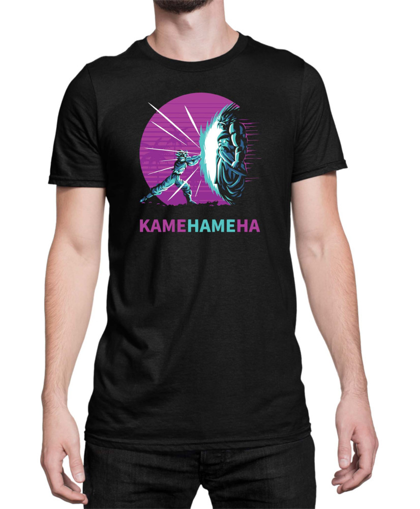 Мъжка Тениска Dragon Ball Z Gokuretrokamehameha
