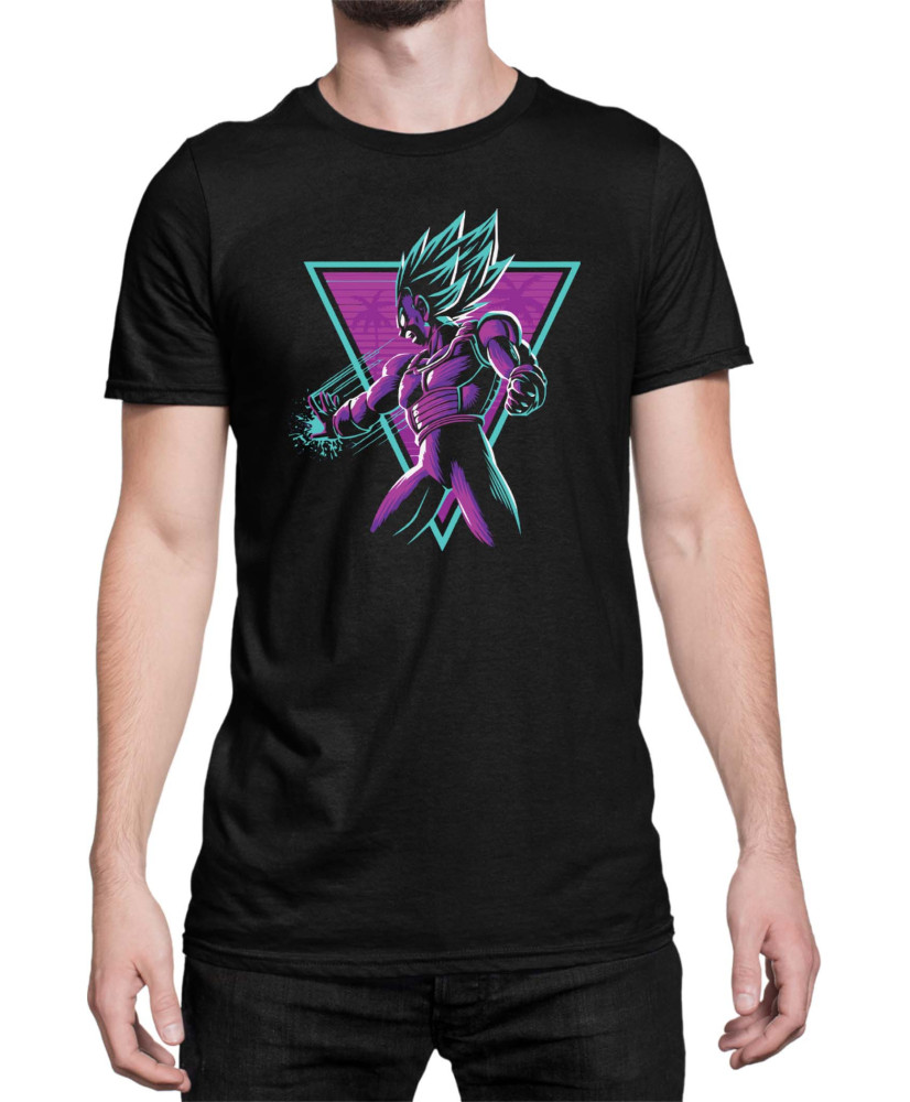 Мъжка Тениска Dragon Ball Z Vegetaretroprince Мъжка Тениска Dragon Ball Z Vegetaretroprince