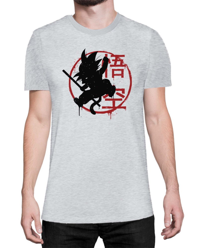 Мъжка Тениска Dragon Ball Z Kanji Goku