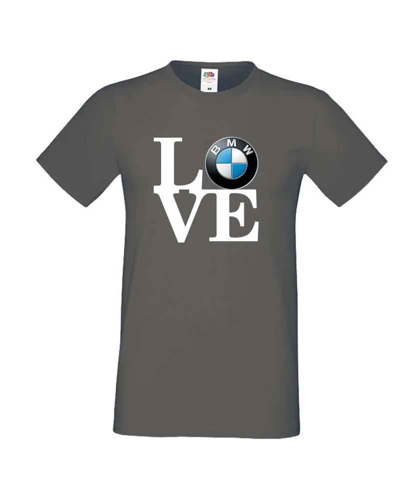 Мъжка тениска BMW LOVE white Мъжка тениска BMW LOVE white