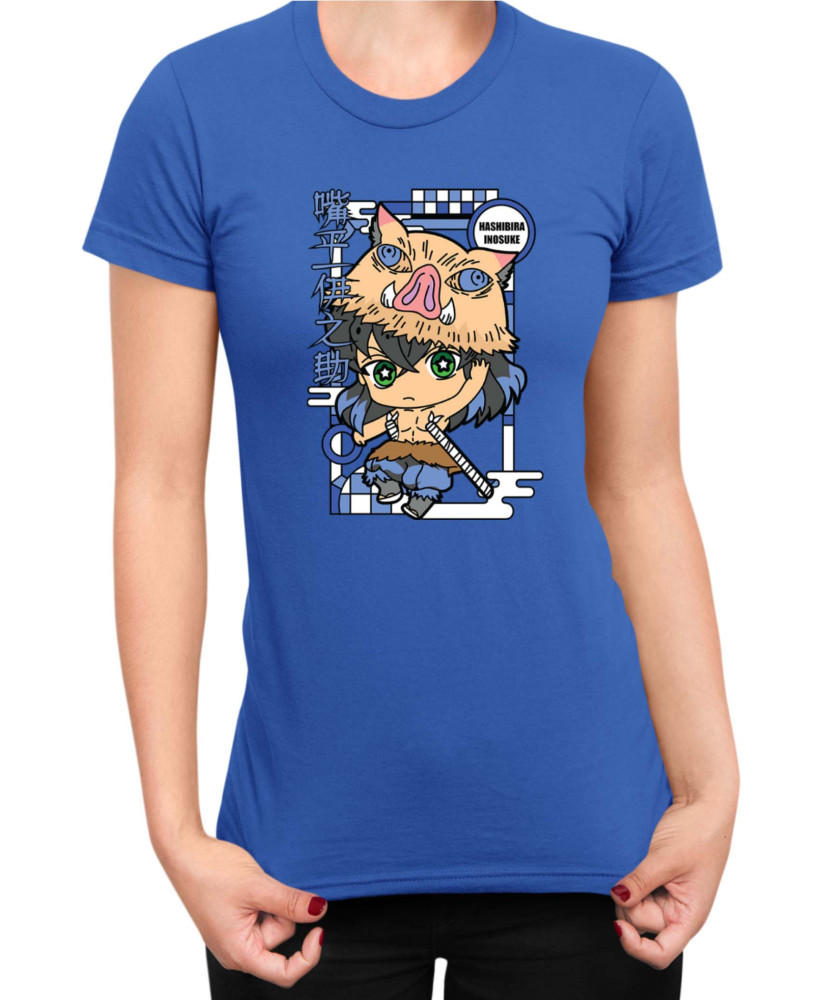 Дамска Тениска Demon Slayer Kimetsu No Yaiba Chibiinosuke