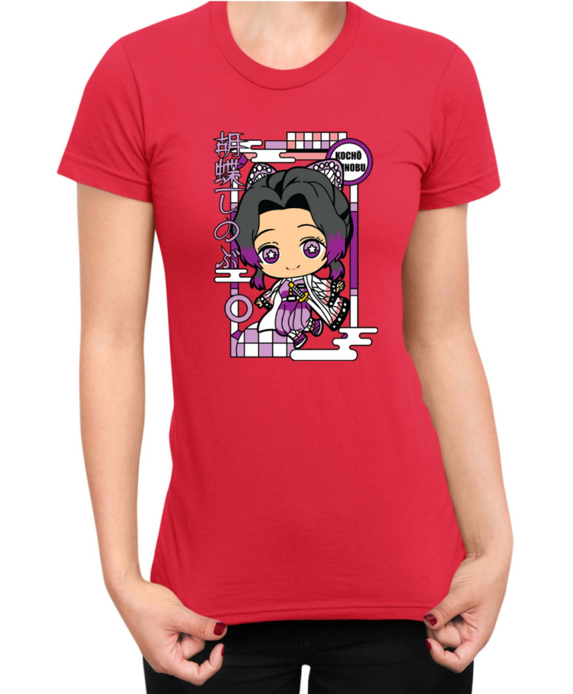 Дамска Тениска Demon Slayer Kimetsu No Yaiba Chibishinobu Дамска Тениска Demon Slayer Kimetsu No Yaiba Chibishinobu