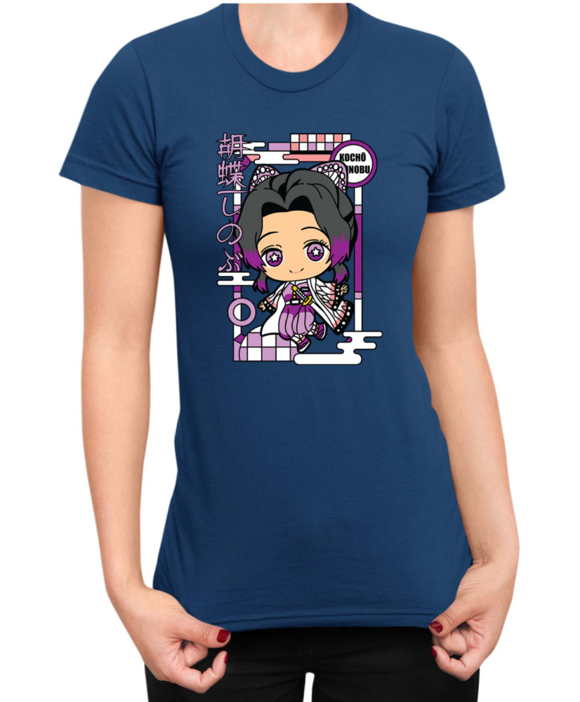 Дамска Тениска Demon Slayer Kimetsu No Yaiba Chibishinobu Дамска Тениска Demon Slayer Kimetsu No Yaiba Chibishinobu