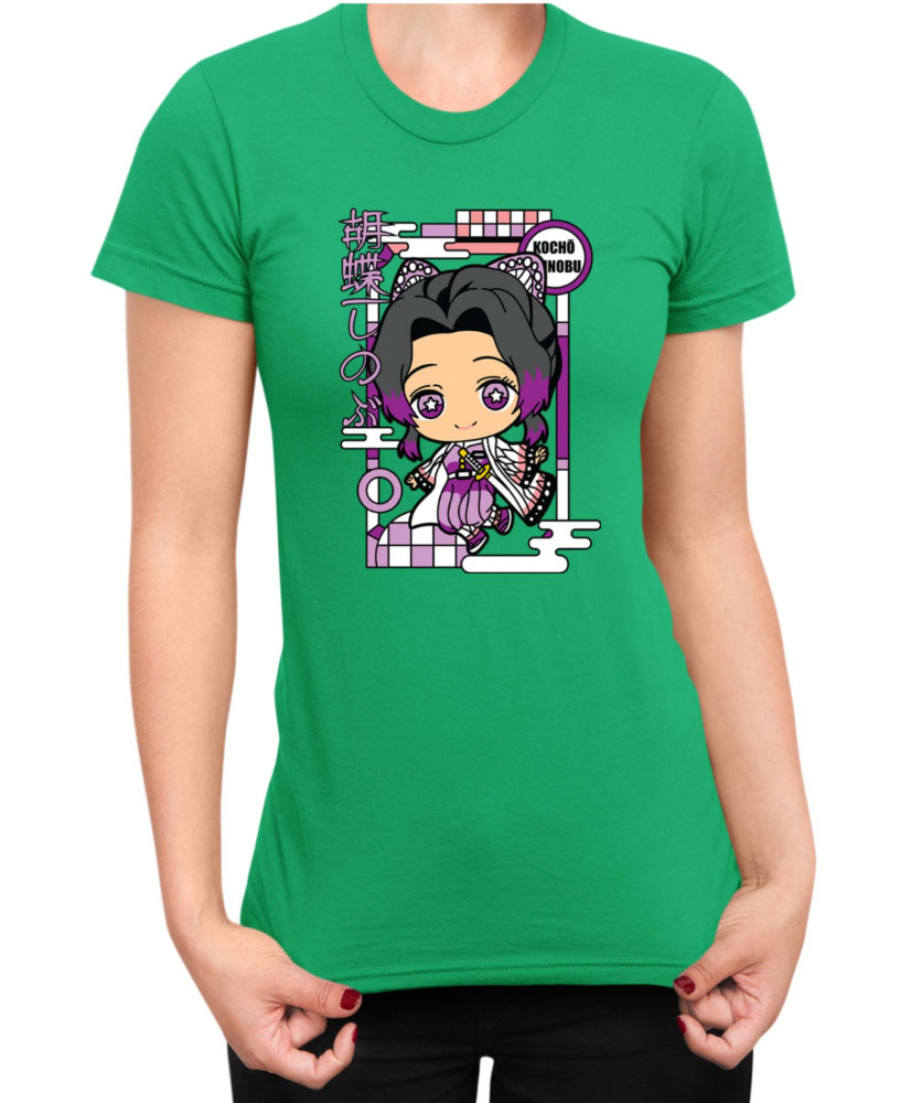 Дамска Тениска Demon Slayer Kimetsu No Yaiba Chibishinobu Дамска Тениска Demon Slayer Kimetsu No Yaiba Chibishinobu