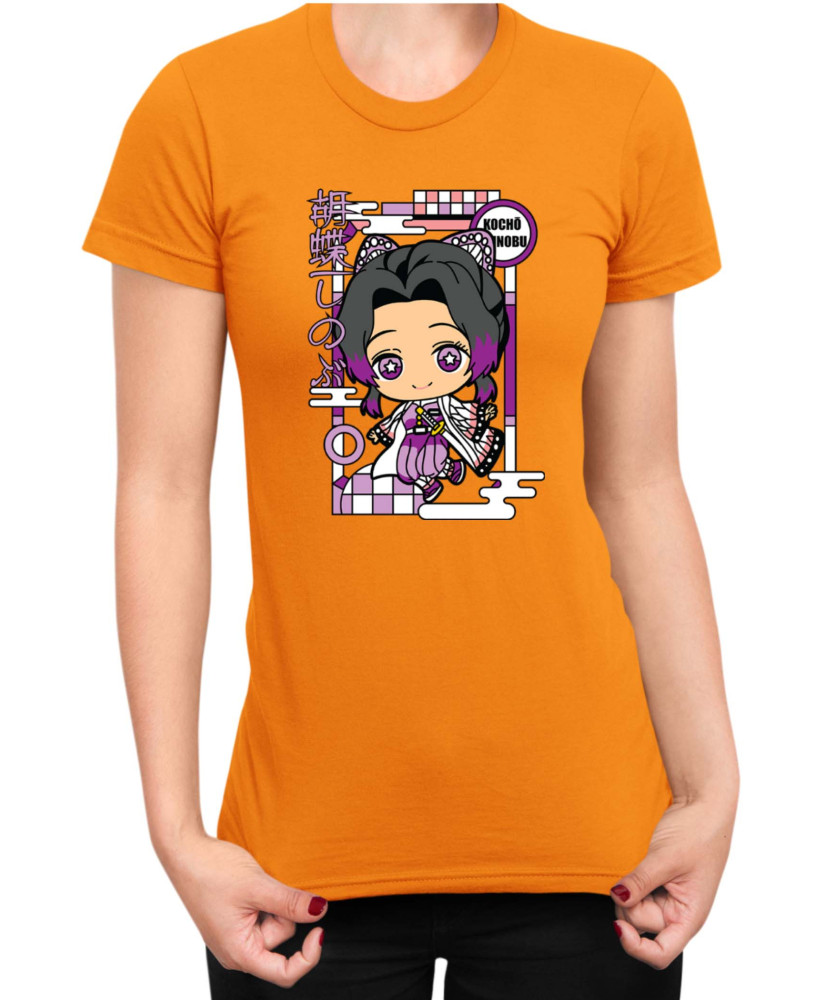 Дамска Тениска Demon Slayer Kimetsu No Yaiba Chibishinobu Дамска Тениска Demon Slayer Kimetsu No Yaiba Chibishinobu