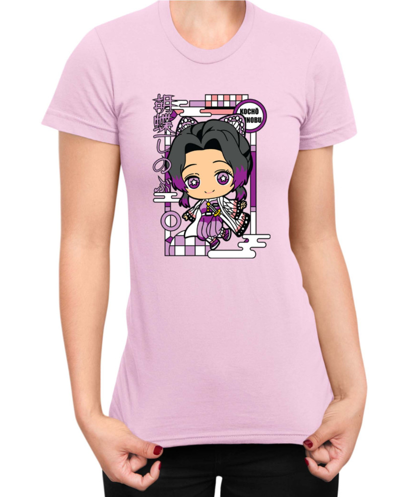 Дамска Тениска Demon Slayer Kimetsu No Yaiba Chibishinobu Дамска Тениска Demon Slayer Kimetsu No Yaiba Chibishinobu