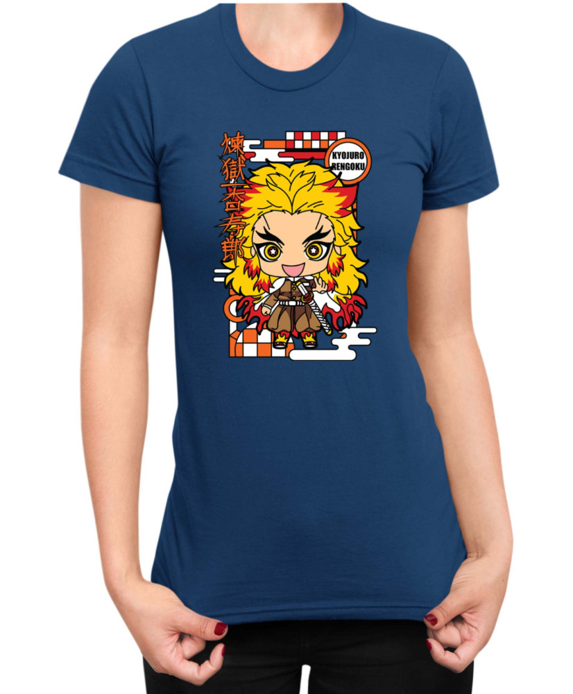 Дамска Тениска Demon Slayer Kimetsu No Yaiba Chibirengoku Дамска Тениска Demon Slayer Kimetsu No Yaiba Chibirengoku
