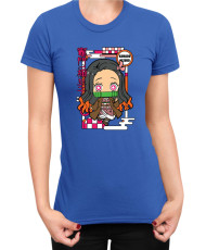Дамска Тениска Demon Slayer Kimetsu No Yaiba Chibinezuko