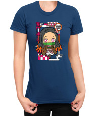 Дамска Тениска Demon Slayer Kimetsu No Yaiba Chibinezuko