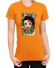 Дамска Тениска Demon Slayer Kimetsu No Yaiba Chibitanjiro