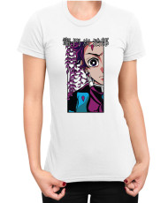 Дамска Тениска Demon Slayer Kimetsu No Yaiba Tanjiroface