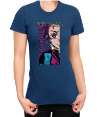 Дамска Тениска Demon Slayer Kimetsu No Yaiba Tanjiroface