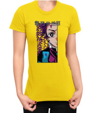 Дамска Тениска Demon Slayer Kimetsu No Yaiba Tanjiroface