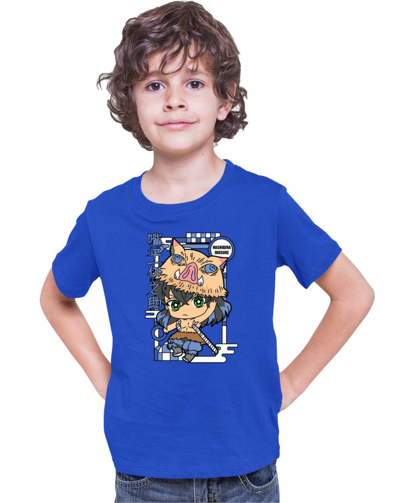 Детска Тениска Demon Slayer Kimetsu No Yaiba Chibiinosuke