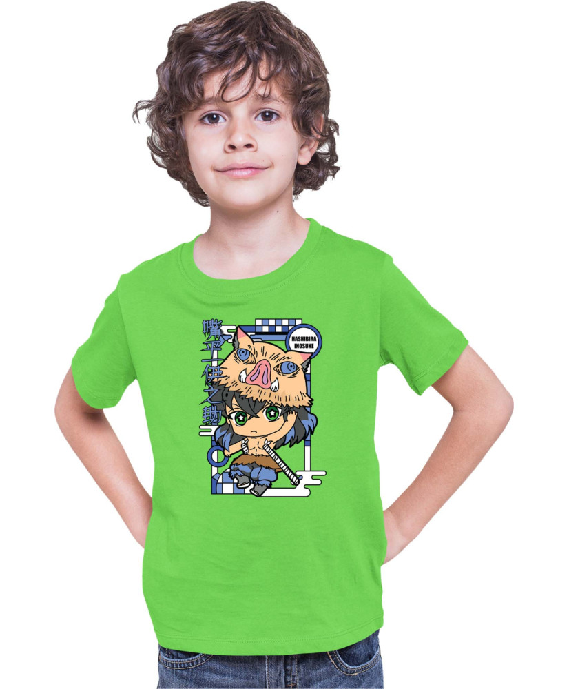 Детска Тениска Demon Slayer Kimetsu No Yaiba Chibiinosuke