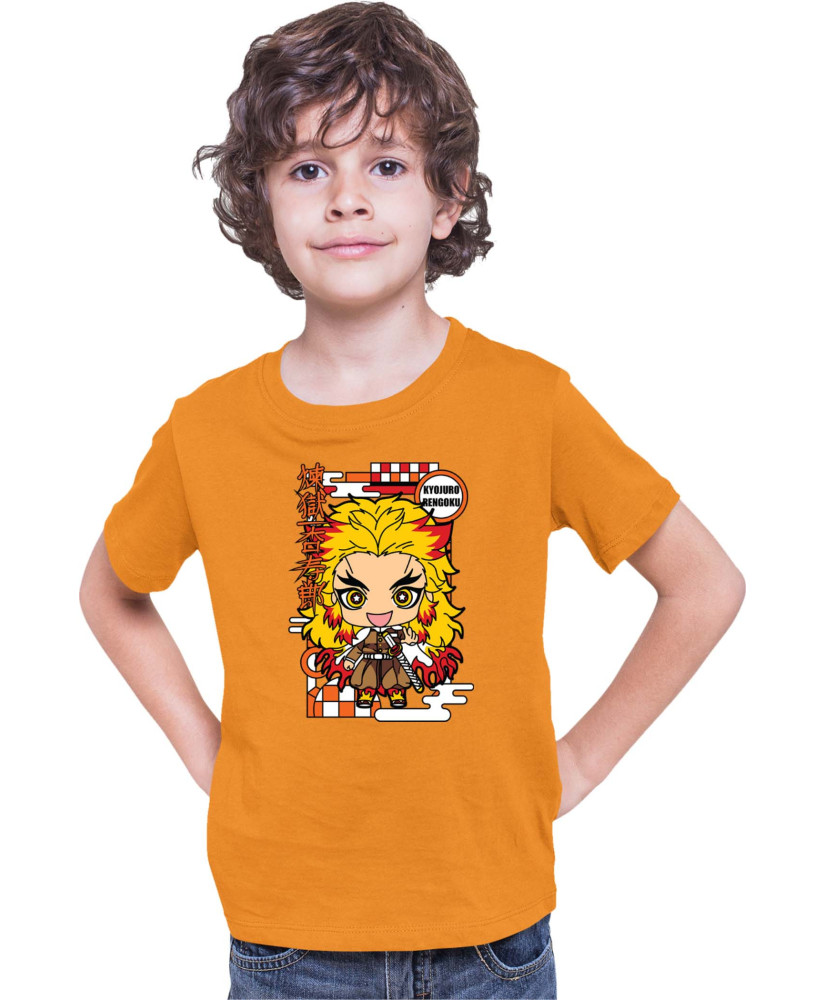 Детска Тениска Demon Slayer Kimetsu No Yaiba Chibirengoku