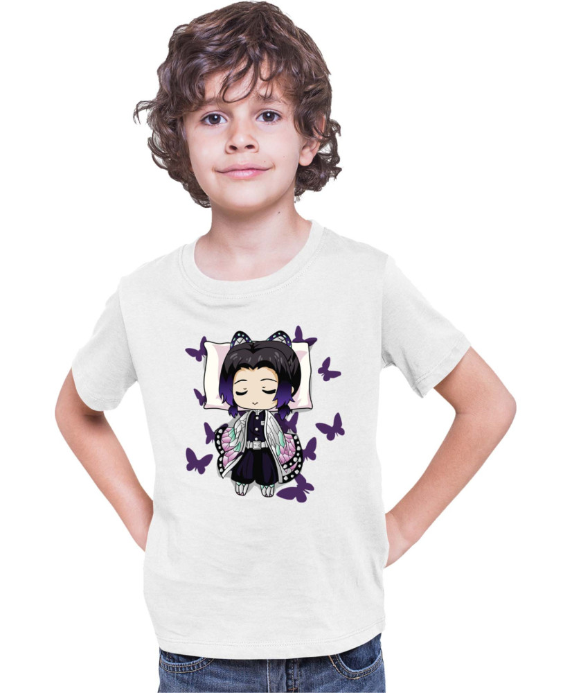 Детска Тениска Demon Slayer Kimetsu No Yaiba Shinobusleep
