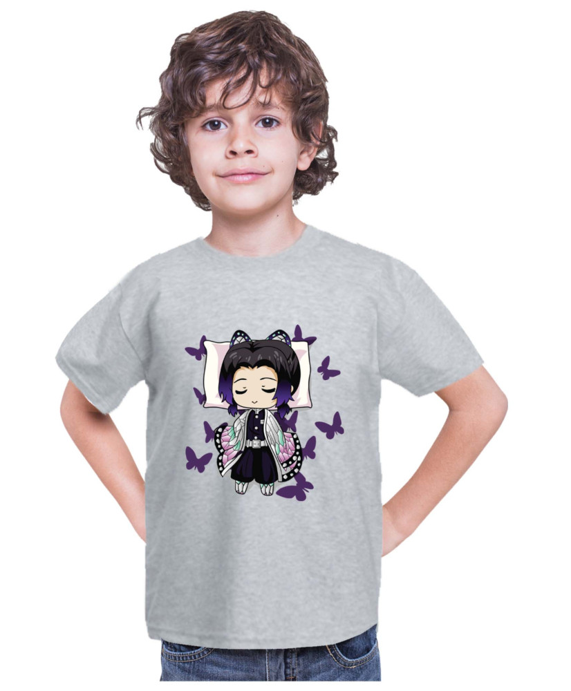 Детска Тениска Demon Slayer Kimetsu No Yaiba Shinobusleep