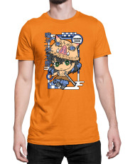 Мъжка Тениска Demon Slayer Kimetsu No Yaiba Chibiinosuke