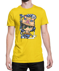Мъжка Тениска Demon Slayer Kimetsu No Yaiba Chibiinosuke
