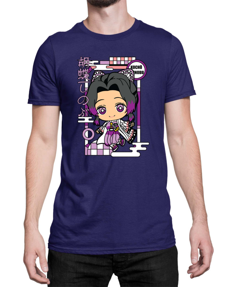 Мъжка Тениска Demon Slayer Kimetsu No Yaiba Chibishinobu
