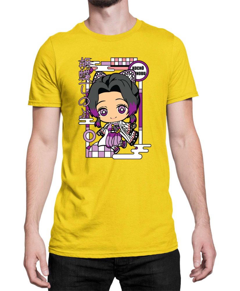 Мъжка Тениска Demon Slayer Kimetsu No Yaiba Chibishinobu