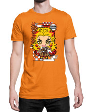 Мъжка Тениска Demon Slayer Kimetsu No Yaiba Chibirengoku