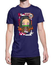 Мъжка Тениска Demon Slayer Kimetsu No Yaiba Chibinezuko