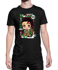 Мъжка Тениска Demon Slayer Kimetsu No Yaiba Chibitanjiro
