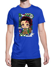 Мъжка Тениска Demon Slayer Kimetsu No Yaiba Chibitanjiro