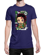 Мъжка Тениска Demon Slayer Kimetsu No Yaiba Chibitanjiro