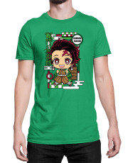 Мъжка Тениска Demon Slayer Kimetsu No Yaiba Chibitanjiro