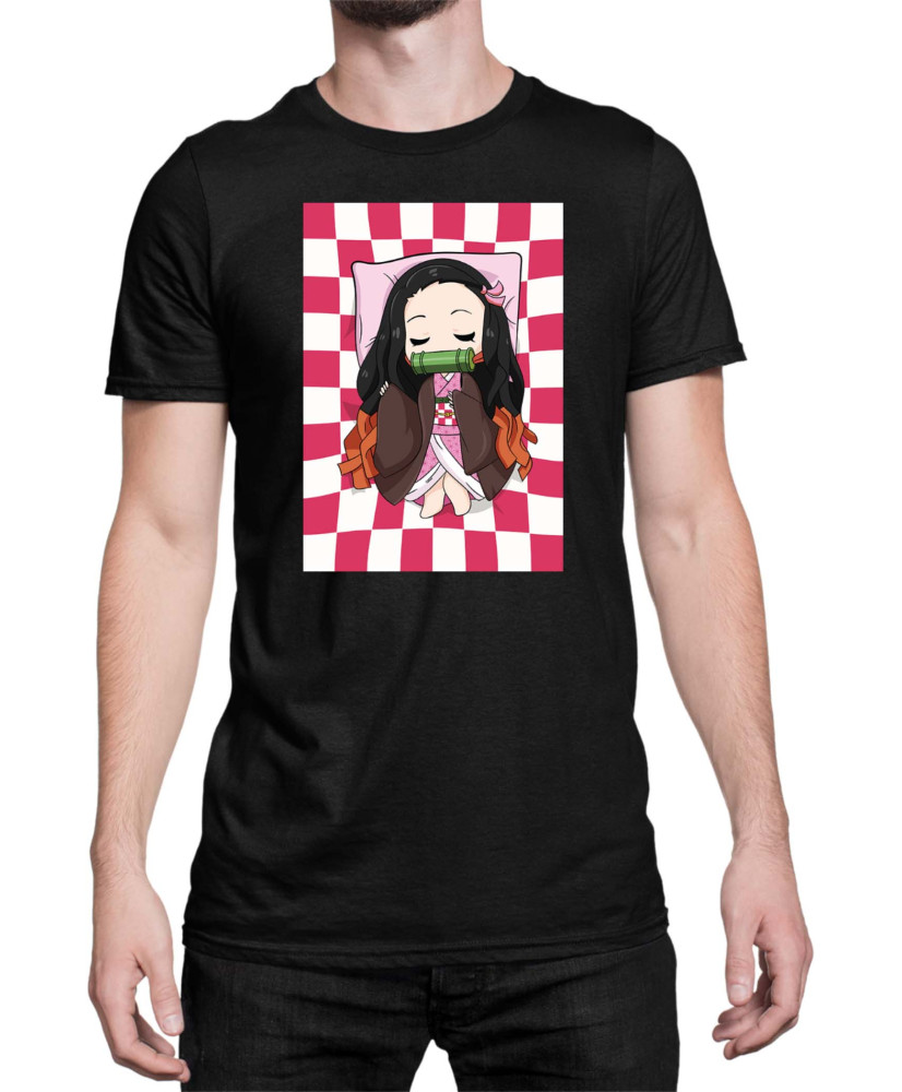 Мъжка Тениска Demon Slayer Kimetsu No Yaiba Nezukosleep